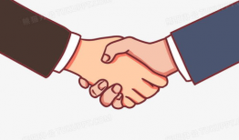 握手漫画图片,友谊与团结的温馨瞬间