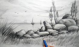 素描风景画教学视频,从入门到精通的绘画之旅